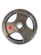 Čierne pogumované Tri-Grip kotúče 50 mm 20 kg - 2. AKOSŤ