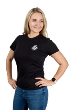 Damen-T-Shirt Truesteel Schwarz