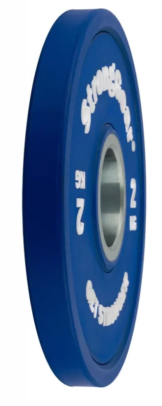 Gummierte hantelscheiben 2 kg blau StrongGear Online Kaufen