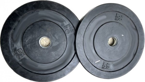 Bumper Kotouče - 2. JAKOST - Váha: 10 kg - černé
