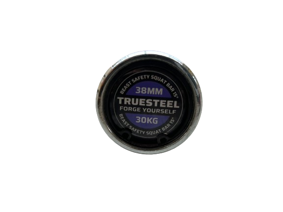 Safety Squat bar - Varianta: Logo Truesteel - Úhel rukojetí 15°