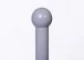 Macebell 22,5 kg aus Stahl StrongGear Silber farben