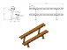 2 TIER ROUND DUMBELL RACK 2 LEGS TRUESTEEL Maße