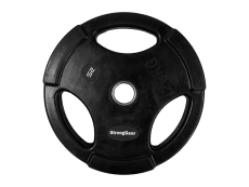Čierne pogumované Tri-Grip kotúče 30 mm 25 kg - 2. AKOSŤ