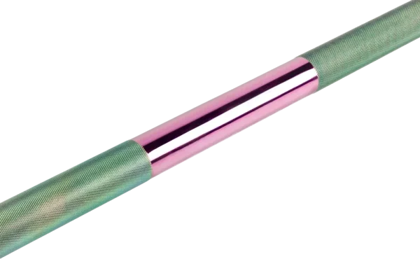 Weightlifting Titan Bar - Zentral Rändeln: Without center knurling
