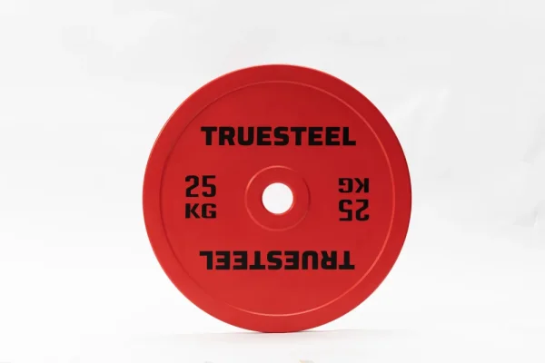 Competition steel plates: 5 - 25 kg - Weight: 5 kg - TRUESTEEL logo