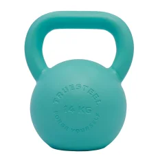 Tyrkysový oceľový Kettlebell 4 kg - 36 kg