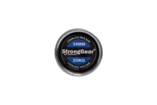 Olympic Men Langhantel aus Stahl 20 kg 28 mm StrongGear - Detail
