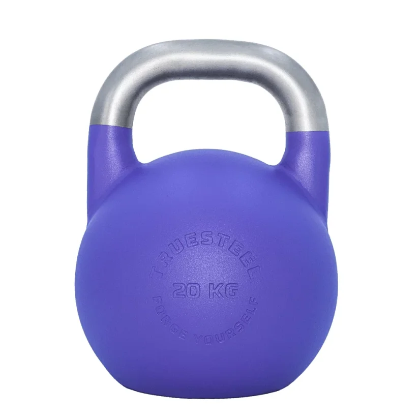 Závodní ocelový Kettlebell (barevný 4 kg - 32 kg) - Váha: 20 kg