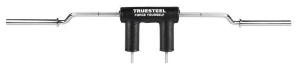 Safety Squat bar - Varianta: Logo Truesteel - Úhel rukojetí 15°