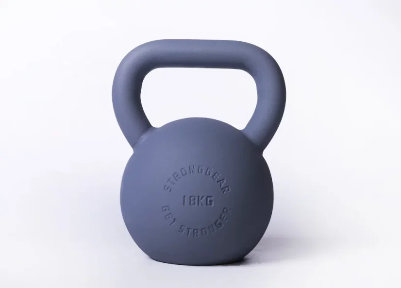 Kettlebell 18kg šedý StrongGear