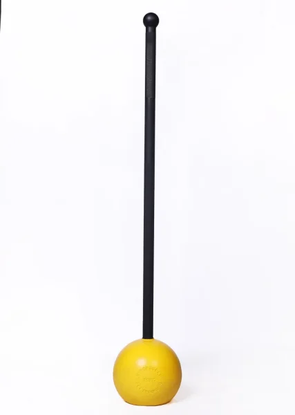 Macebell oceľový 30kg žltý StrongGear