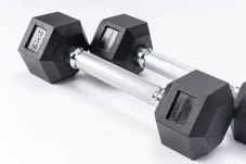 Jednoruční činky Hexagon TrueGrip 27,5 kg - 2. JAKOST