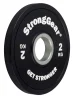 Frakční gumový kotouč 2 kg černý StrongGear