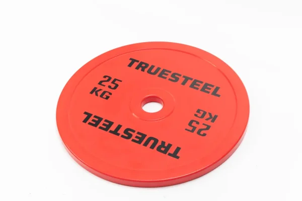 Competition steel plates: 5 - 25 kg - Weight: 5 kg - TRUESTEEL logo