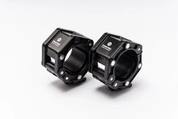 Magnetic barbell collars - Colour: Red