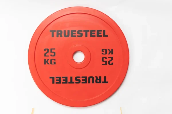 Competition steel plates: 5 - 25 kg - Weight: 15 kg - TRUESTEEL logo