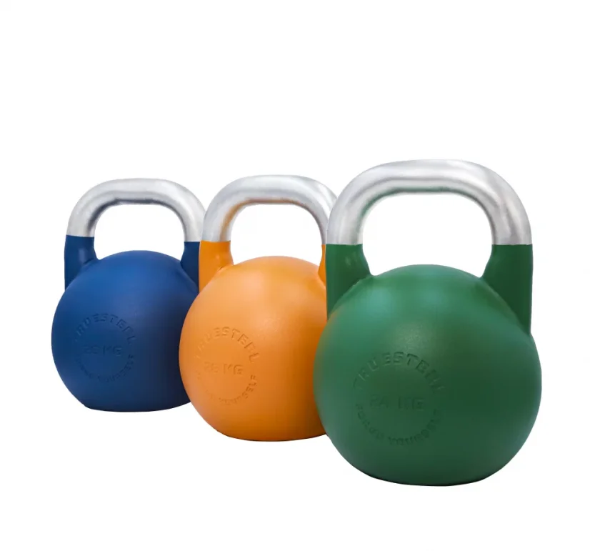 Pretekársky oceľový Kettlebell (farebný 4 kg - 32 kg) - Váha: 12 kg