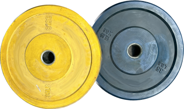 Bumper Kotouče - 2. JAKOST - Váha: 10 kg - černé