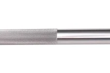 Deadlift bar 20 kg 27 mm ocelová olympijská osa StrongGear detail Deadlift bar 20 kg 27 mm ocelová olympijská osa StrongGear detail