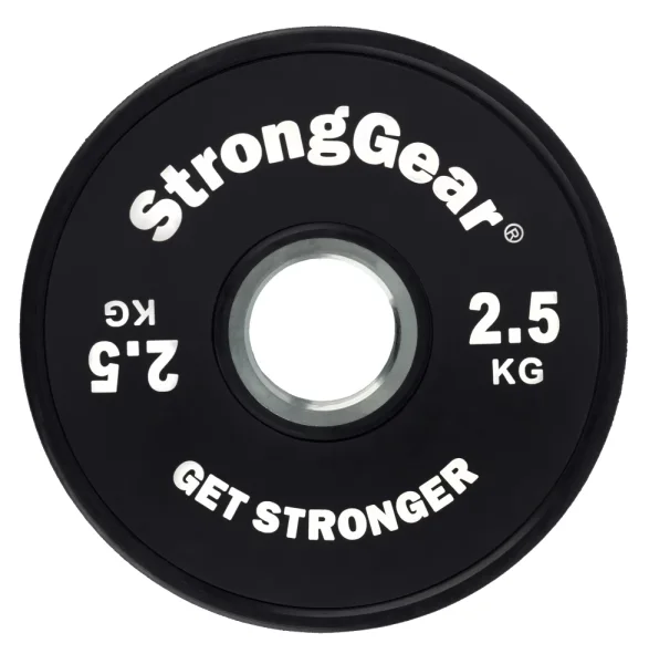 Gumový frakční kotouč 2.5 kg StrongGear černý