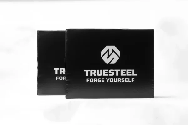 Barbell dropping pads - Colour: Black - 75 x 60 x 15 cm