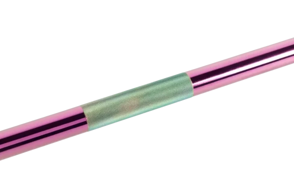 Weightlifting Titan Bar - Zentral Rändeln: Without center knurling