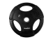 Černé pogumované Tri-Grip kotouče 50 mm - Váha: 5 kg