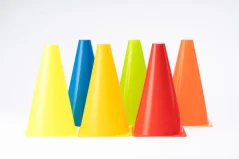 Training cones in a set of 6 pcs