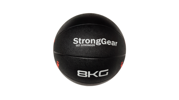 Medicinbaly - Váha: 8 kg - logo StrongGear