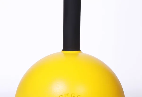Macebell 30kg žltý StrongGear oceľ detail