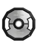 Dual Grip Black Weight Plate - Weight: 25 kg