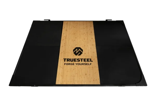 Weightlifting platform - Accessories: Weightlifting platform 30 mm with power band holders