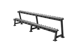 2 Tier Round Dumbbell Rack With 3 Legs – 260 cm