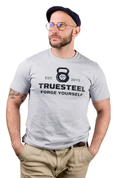 Pánske tričko Truesteel Grey