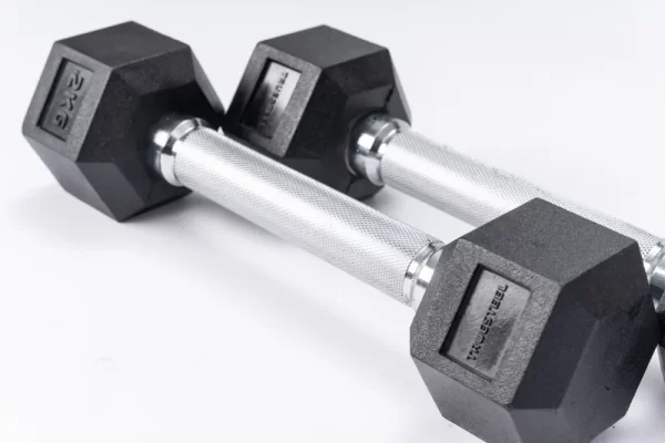 Jednoručné činky Hexagon TrueGrip 1 kg - 47,5 kg - Váha: 6 kg