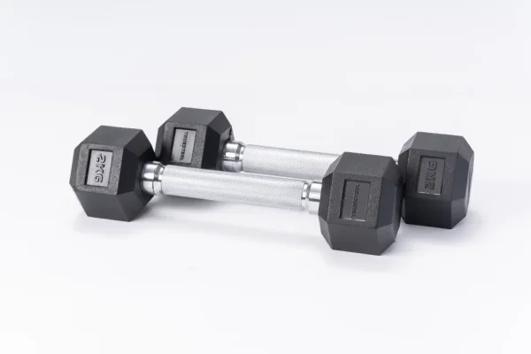 Jednoručné činky Hexagon TrueGrip 1 kg - 47,5 kg - Váha: 6 kg