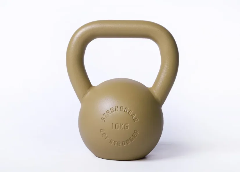 Kettlebell 10kg StrongGear golden