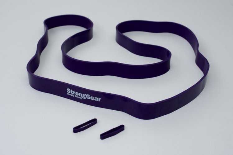 Power Bands - rubber expanders - Powerbandtyp: Blau - 208cm x 0,3cm x 5 cm - 27KG-68KG