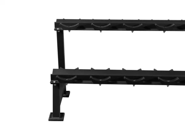 Dvojradový stojan na okrúhle jednoručné činky TRUESTEEL
