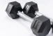 Jednoručné činky Hexagon TrueGrip 1 kg - 47,5 kg - Váha: 6 kg