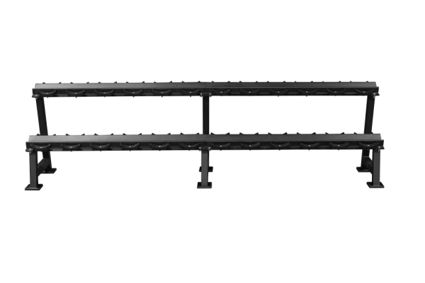 2 Tier Round Dumbbell Rack With 3 Legs – 260 cm