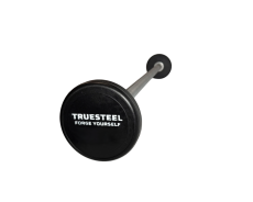 Polyurethane straight biceps barbell