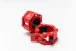 Magnetic barbell collars - Colour: Red
