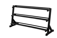Třípatrový stojan na činky 150 cm Třípatrový stojan na činky 150 cm
