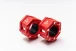 Magnetic barbell collars - Colour: Red