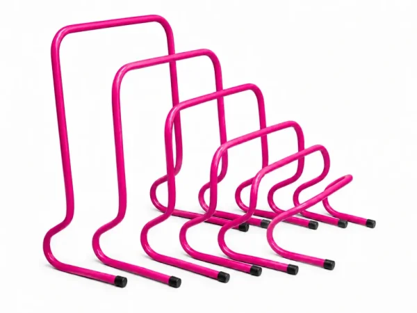 Atletické prekážky Hurdles - tmavo ružové - Výška: 40 cm