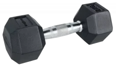 Pogumovaná šesťhranná jednoručka 8 kg StrongGear Pogumovaná šesťhranná jednoručka 8 kg StrongGear