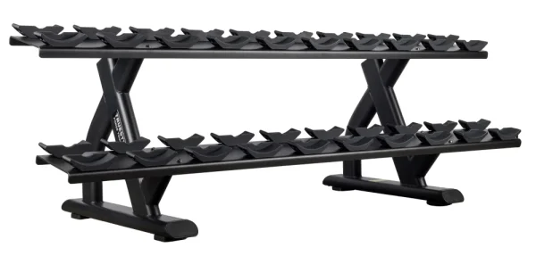 2-tier dumbell rack - 210 cm