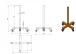4-WHEEL-PLATE-RACK  Maße StrongGear